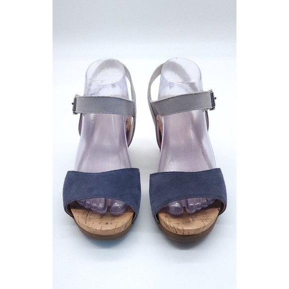 Stonefly Open Toe Strappy Wedge Cork Sandal Adjustable Women's Size 9 - Picture 10 of 12